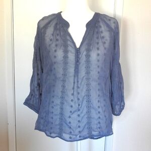 Olive and Oak embroidered top, Medium